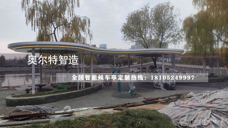 廊架添景惠民生 淮安公園繪就宜居新畫卷